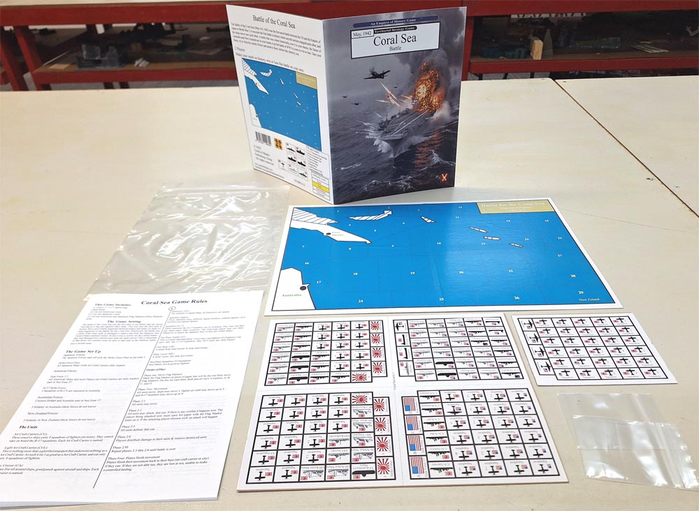 Battle of Coral Sea, Strategy Game, Axis and Allies, Empires of History, WWII, WW2, World War 2, World War II, Naval Battles, History, Aircraft Carriers, Japanese